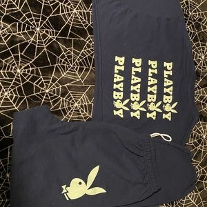 Short sleeve crop top set with sweatpants